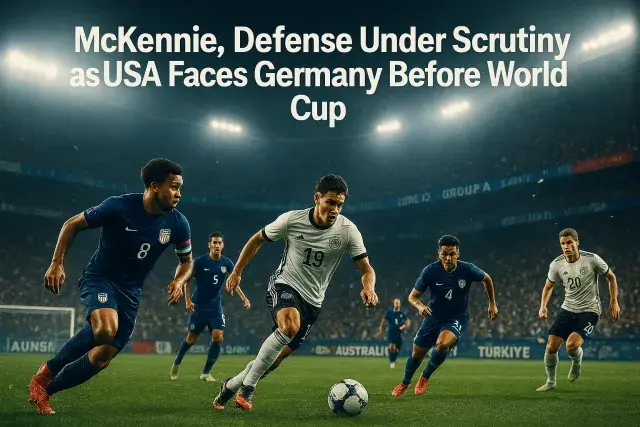 McKennie, Defense Under Scrutiny as USA Faces Germany Before World Cup