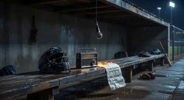 Umpire Bill Miller's hot-mic comment during ABS challenge in Giants-Guardians spring training game